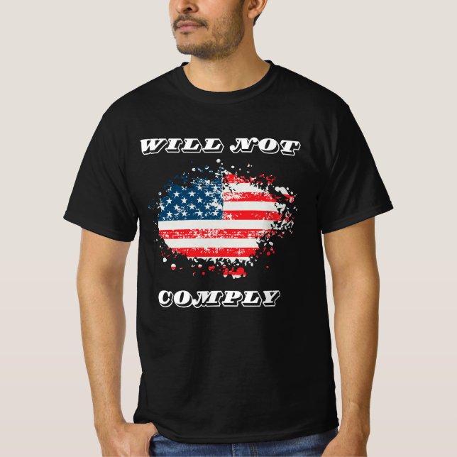 Camiseta Nosotros, el pueblo, no cumpliremos - Funny USA Pa (Anverso)
