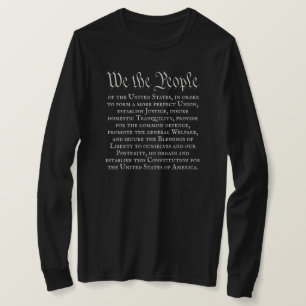 Camiseta Nosotros el Pueblo Preámbulo de la Constitución Co