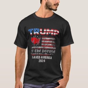 Camiseta Nosotros, el pueblo, Trump, salvamos a Estados Uni