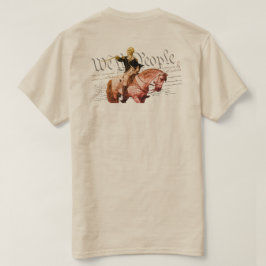 Camiseta Nosotros, el pueblo Washington, tonos de colores