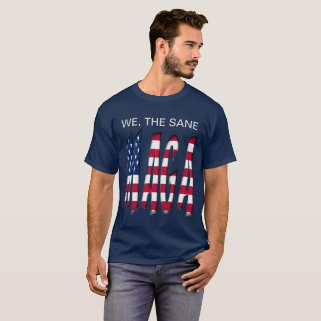 Camiseta Nosotros, El Sane, Hacemos A Estados Unidos Grande (Anverso completo)