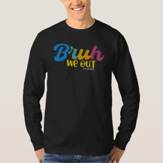 Camiseta Nosotros estamos fuera Profesor Retro Vacaciones d