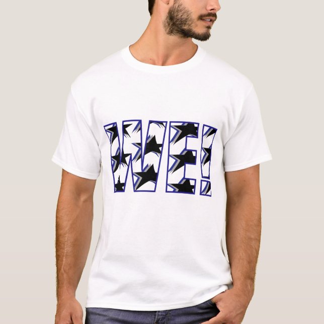 CAMISETA NOSOTROS! (ESTRELLAS NEGRAS) (Anverso)