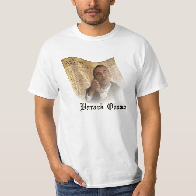 Camiseta Nosotros la gente… Barack Obama y la constitución (Anverso)