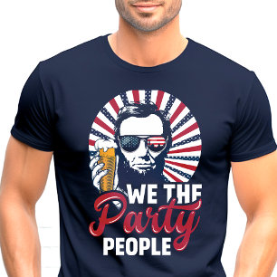 Camiseta Nosotros La Gente De La Fiesta Abraham Lincoln Pat