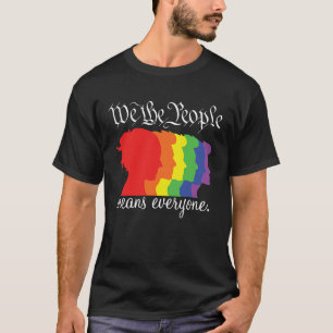 Camiseta Nosotros, la gente, queremos decir que todos somos