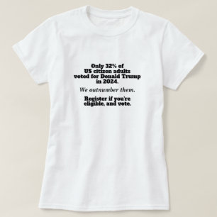 Camiseta Nosotros Los Superamos en Número Vota No Reyes Pro