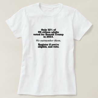 Camiseta Nosotros Los Superamos en Número Vota No Reyes Pro