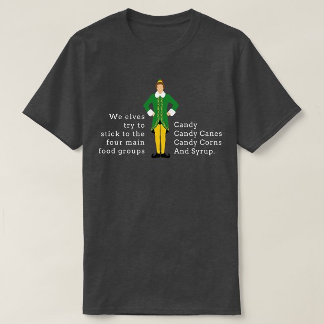 Camiseta Nosotros mismos tratamos de apegarnos a los cuatro (Diseño del anverso)