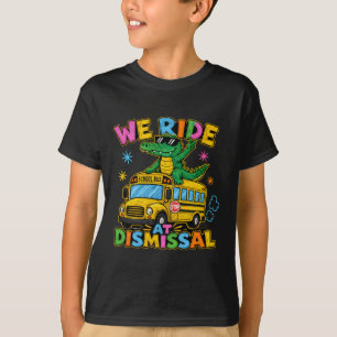 Camiseta Nosotros montamos en el autobús escolar Gator al f