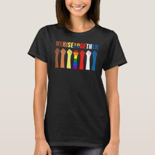 Camiseta Nosotros Nos Elevamos Juntos Igualdad Social