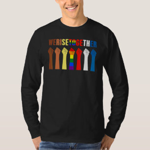 Camiseta Nosotros Nos Elevamos Juntos Igualdad Social