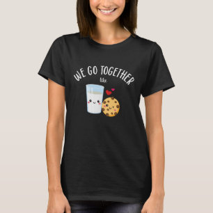 Camiseta Nosotros vamos juntos como parejas de galletas y l