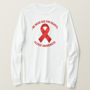 Camiseta Nosotros Vestimos de Rojo por los Corazones – Cint