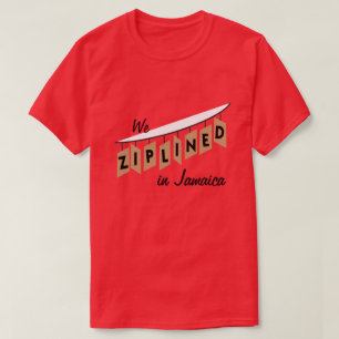 Camiseta Nosotros Ziplined en Jamaica - personalizable