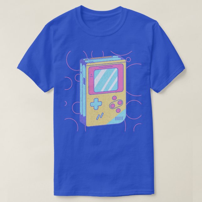 Camiseta Nostalgia de juegos retro de consola de juegos 90 (Diseño del anverso)