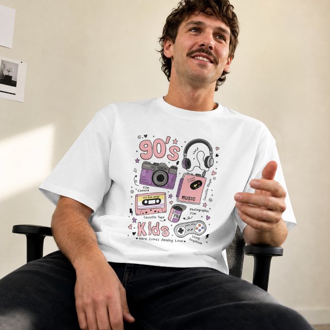 Camiseta Nostalgia de los niños de los 90 (Subido por el creador)