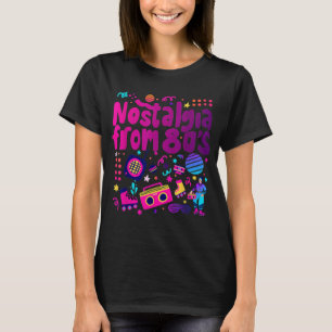 Camiseta Nostalgia del Ilustracion de ropa de Guay 80
