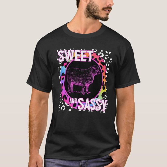 Camiseta Nostalgia del leopardo arcoiris de la Nostalgia de (Anverso)