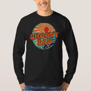 Camiseta Nostalgia estética de 1970 de Mens Groovy Dad