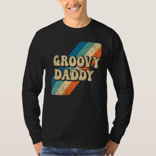Camiseta Nostalgia estética de 1970 de Mens Groovy Daddy