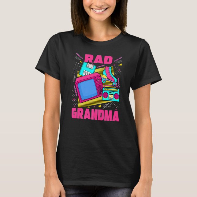 Camiseta Nostalgia estética de la abuela Rad de los 90's Re (Anverso)