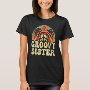 Camiseta Nostalgia estética de la hermana Groovy de los año