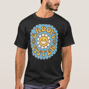 Camiseta Nostalgia estética de la hermana Groovy de los año