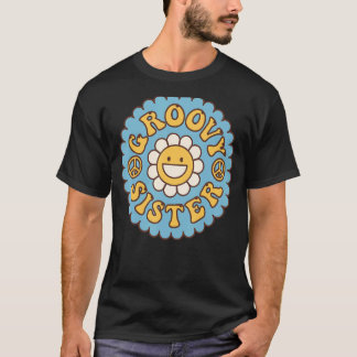 Camiseta Nostalgia estética de la hermana Groovy de los año