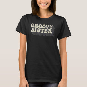 Camiseta Nostalgia estética de la hermana Groovy de los año