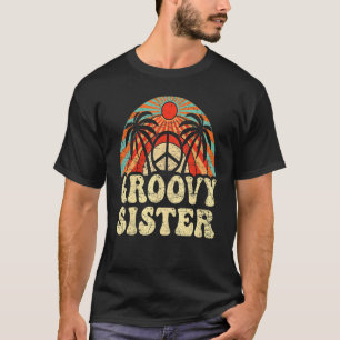 Camiseta Nostalgia estética de la hermana Groovy de los año