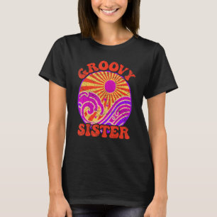 Camiseta Nostalgia estética de la hermana Groovy de los año