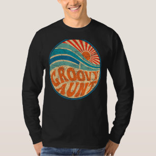 Camiseta Nostalgia estética de la tía Groovy de los años 70