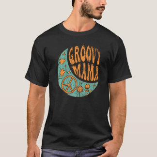 Camiseta Nostalgia estética de los años 70 de Groovy Mama R