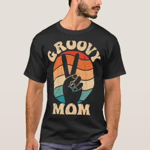 Camiseta Nostalgia estética de los años 70 de Groovy Mom