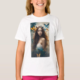 Camiseta Nostalgia fluctuante: Collage de mariposa venecian