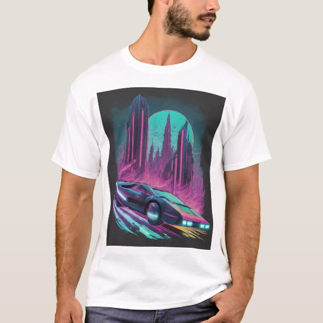 Camiseta Nostalgia futura: Un sueño neón (Anverso)