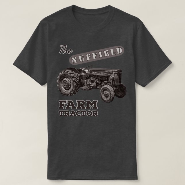 Camiseta Nostálgico amigo agricultor de NUFFIELD Farm Tract (Diseño del anverso)