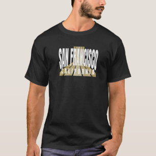 Camiseta Nostálgico San Francisco Retro Striped SF San Fran