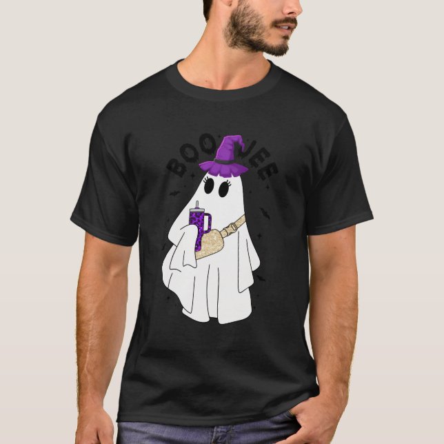 Camiseta Nostálgico Vestuario De Fantasma De Halloween Para (Anverso)