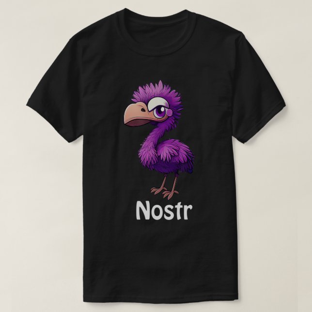 Camiseta Nostr Guay Purple Ostrich T-Shirt (Diseño del anverso)