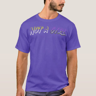 Camiseta Not a Girl LGBTQ Non-binary Pride