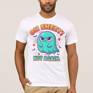 Camiseta Not Again Ghost Halloween Tee