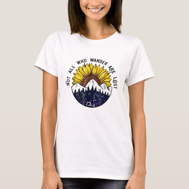 Camiseta Not All Who Wander Are Lost (Anverso)