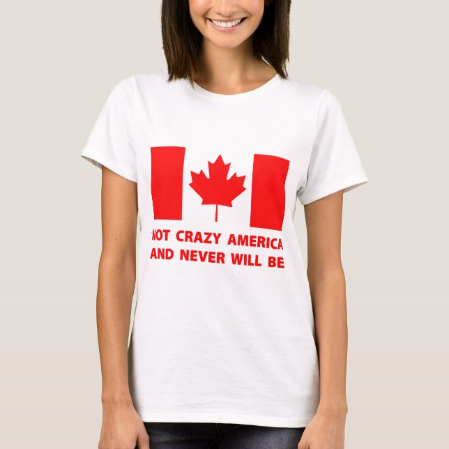 Camiseta Not Crazy America (Anverso)