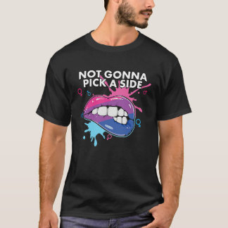 Camiseta Not Gonna Pick a Side Bisexual Pride Bisexuality L