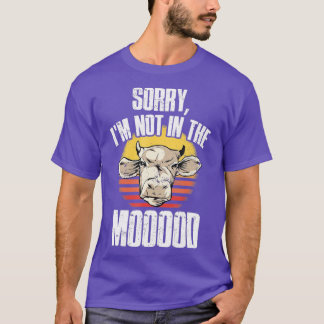 Camiseta Not In The Mood Cow 