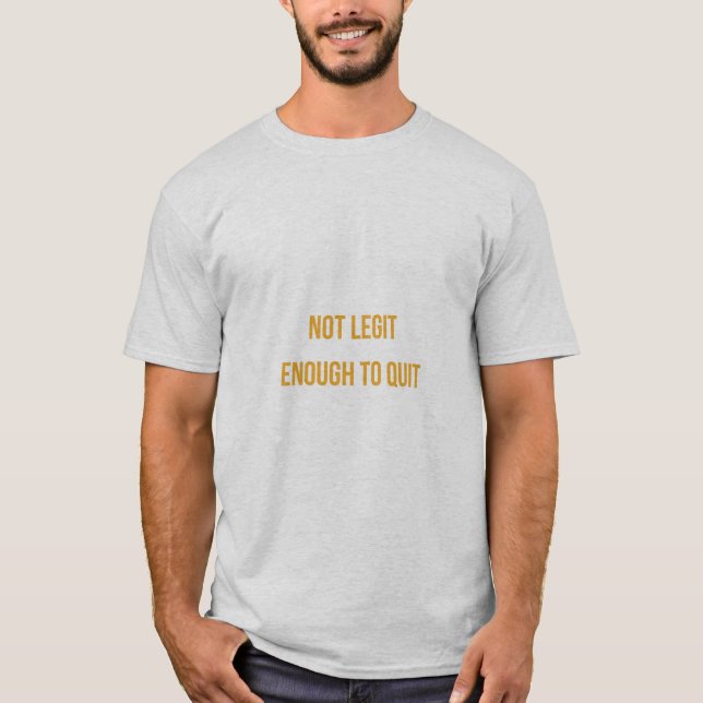 Camiseta Not Legit (Anverso)