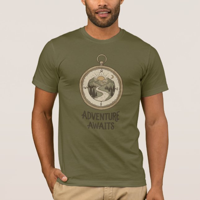 Camiseta Not Lost Exploring Alternate Routes Adventure (Anverso)