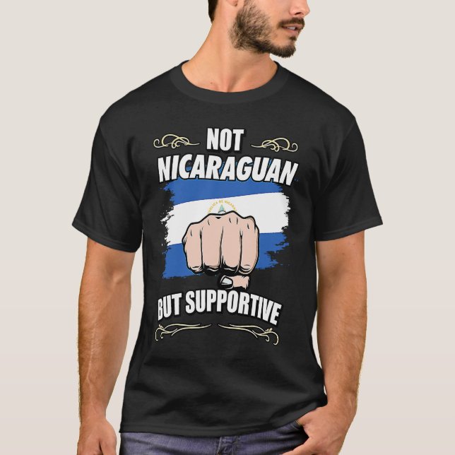 Camiseta Not Nicaraguan But Supportive Travel Tourist Nicar (Anverso)